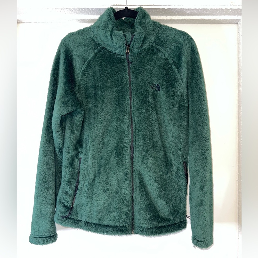 Dark green north face jacket
